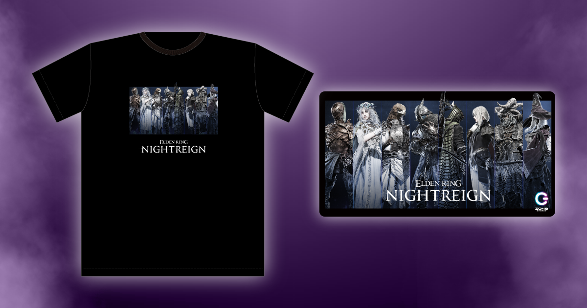 ELDENRING NIGHTREIGN オリジナルデザインTシャツ・デスクマット当たる